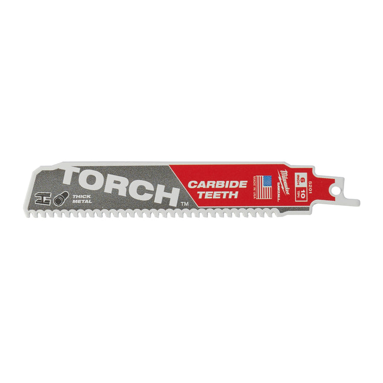 Ty Milwaukee Heavy Du Torch™ Hartmetallzähne | TCT-Brenner 150 mm x 10 TPI | 5 Stück - 48475551
