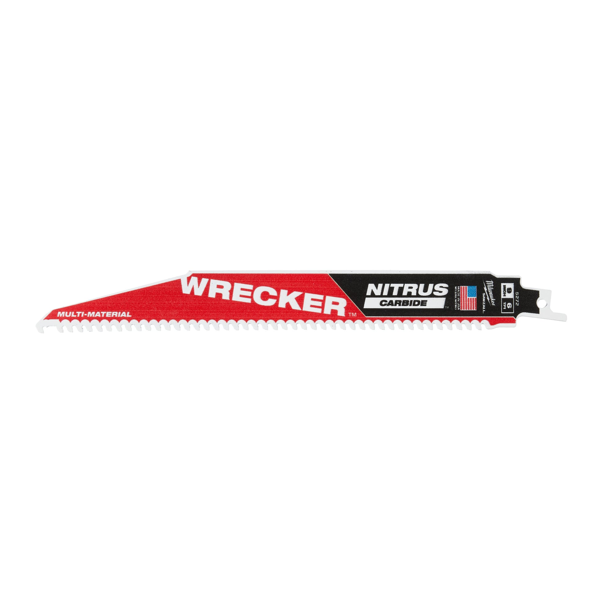 Milwaukee Multimaterial-Säbelsägeblatt Sawzall Wrecker Nitruskarbid | tct wrecker nitrus 230mm x 6 tpi | 5 Stück - 48475572