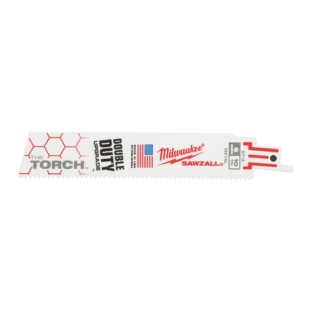 Ty Milwaukee Heavy Du Torch™ Säbelsägeblatt | Brenner 150 mm x 10 TPI | 5 Stück - 48475712