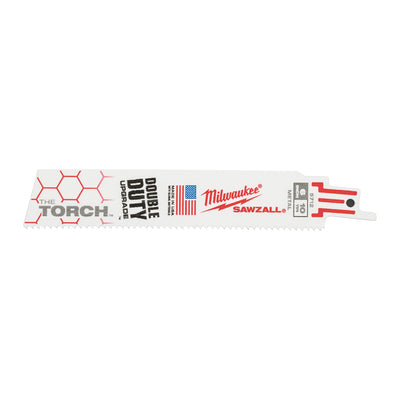 Ty Milwaukee Heavy Du Torch™ Säbelsägeblatt | Brenner 150 mm x 10 TPI | 5 Stück - 48475712