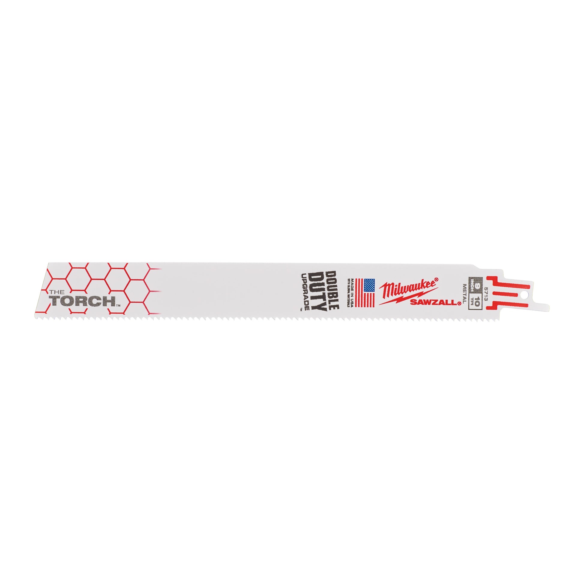 Ty Milwaukee Heavy Du Torch™ Säbelsägeblatt | Brenner 230 mm x 10 TPI | 5 Stück - 48475713