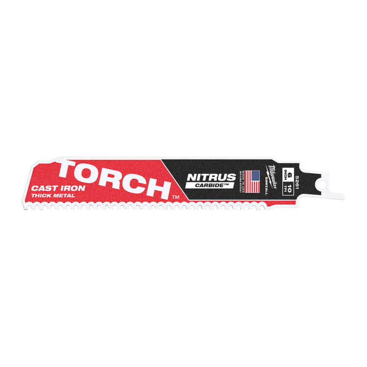 Ty Milwaukee Heavy Du Torch™ mit Nitruscarbide™ | TCT-Brenner Nitrus 150 mm x 10 TPI | 1 Stück - 48476251