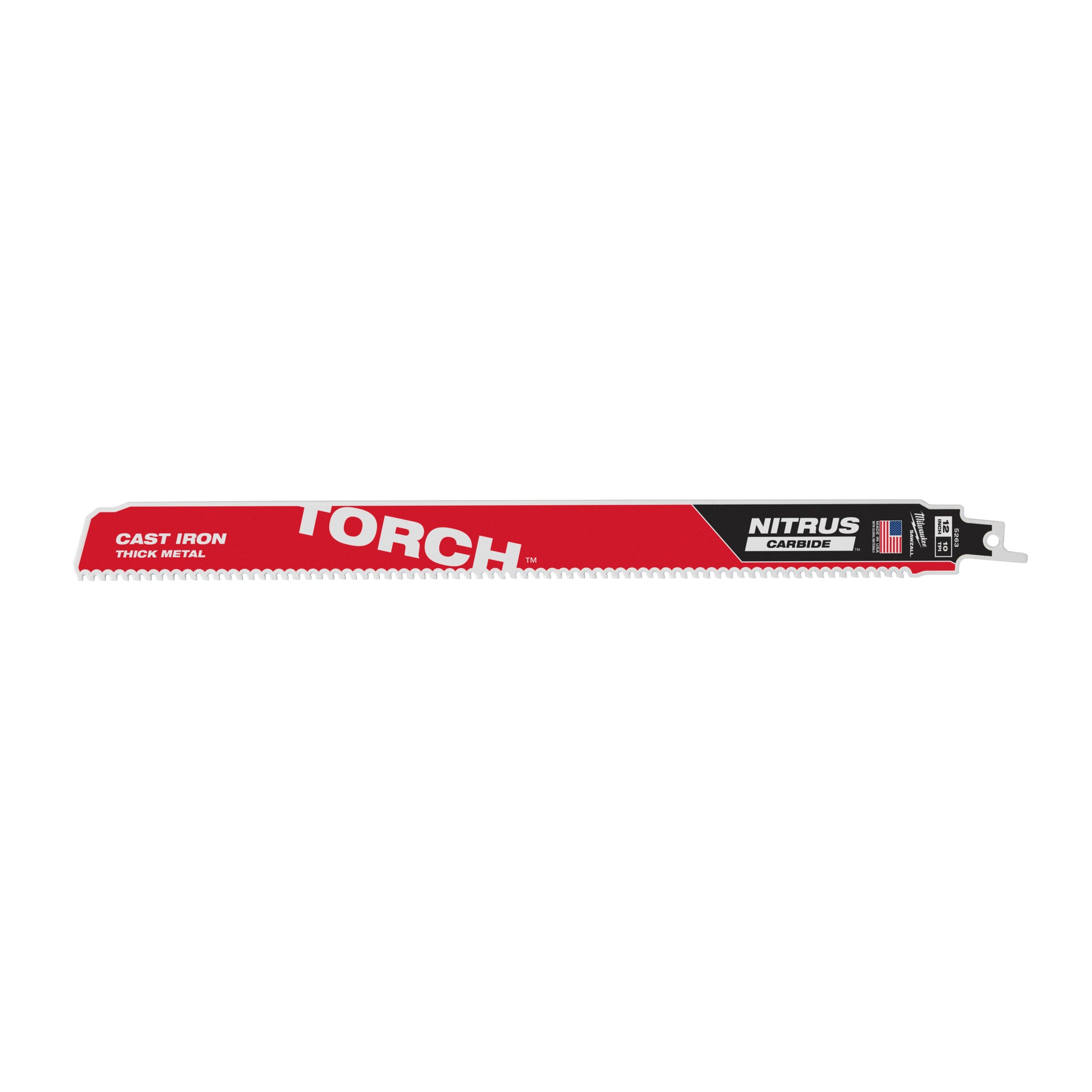 Ty Milwaukee Heavy Du Torch™ mit Nitruscarbide™ | TCT-Brenner Nitrus 300 mm x 10 TPI | 1 Stück - 48476253