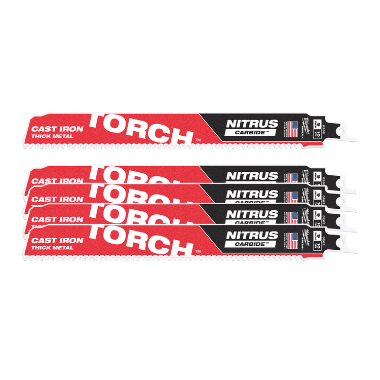 Ty Milwaukee Heavy Du Torch™ mit Nitruscarbide™ | TCT-Brenner Nitrus 230 mm x 10 TPI | 5 Stück - 48476552