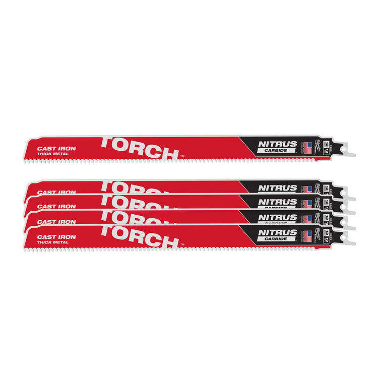 Ty Milwaukee Heavy Du Torch™ mit Nitruscarbide™ | TCT-Brenner Nitrus 300 mm x 10 TPI | 5 Stück - 48476553