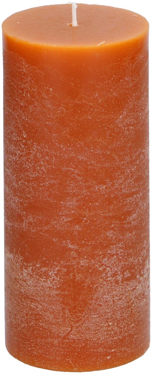 Arti casa Stumpenkerze ø7 x 16 cm – 65 Brennstunden – Orange