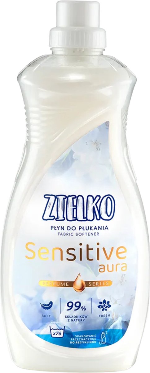 Zielko – Weichspüler Sensitive Aura – 1,52 l (76 Wäschen)