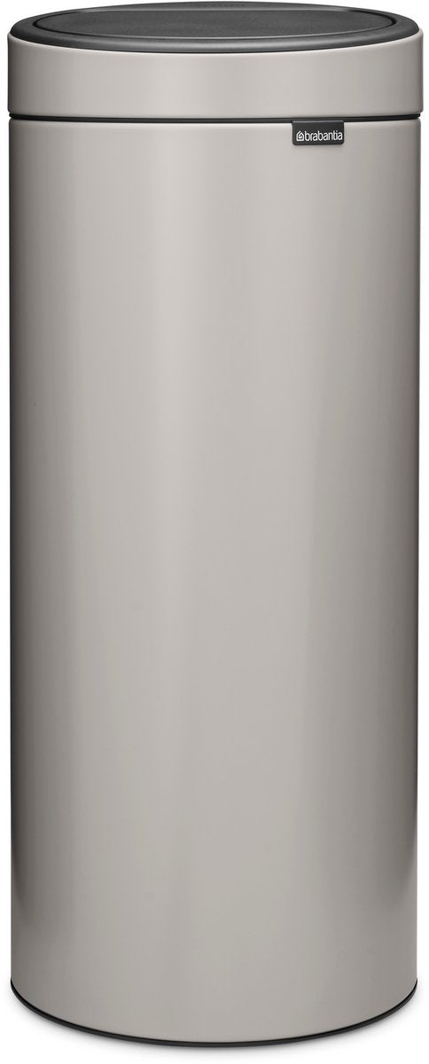 Brabantia Touch Bin Abfallbehälter – 30 Liter – Soft Grey