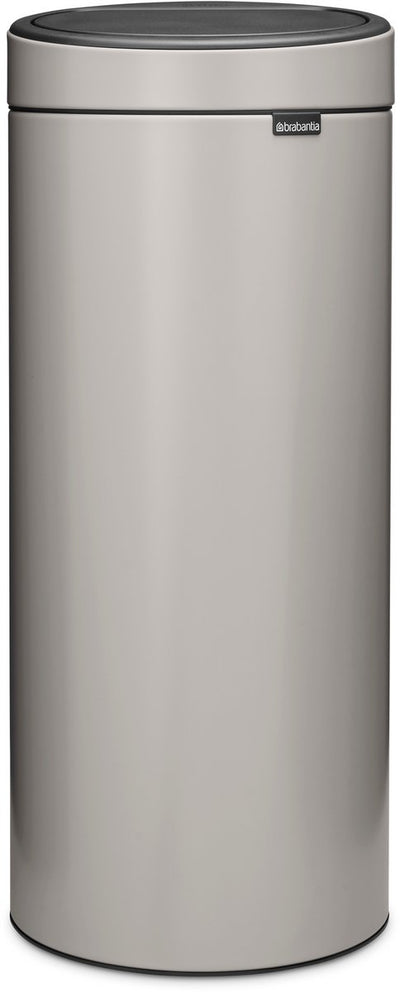Brabantia Touch Bin Abfallbehälter – 30 Liter – Soft Grey
