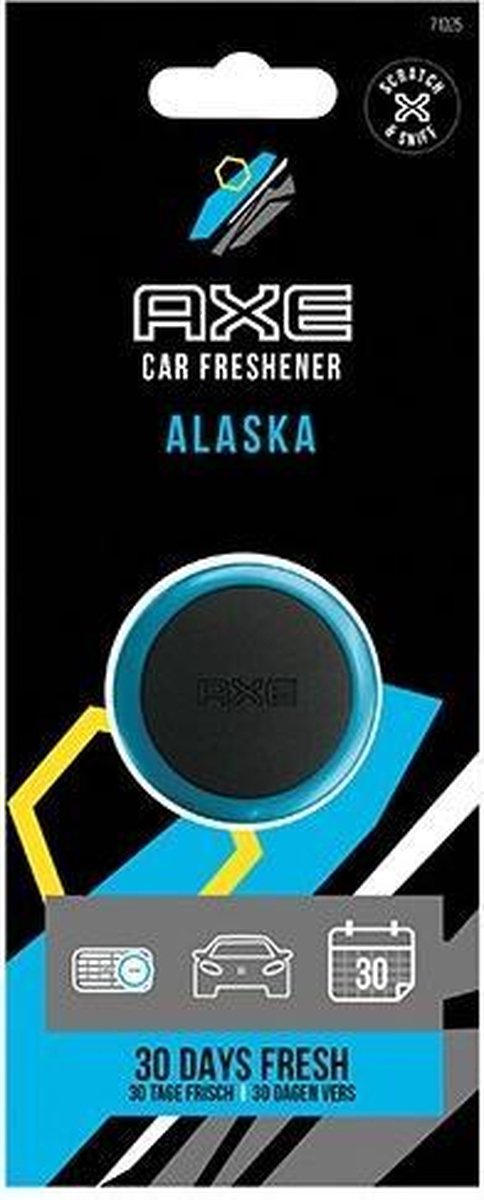 Axe Lufterfrischer Mini Vent – Alaska 3 cm schwarz blau