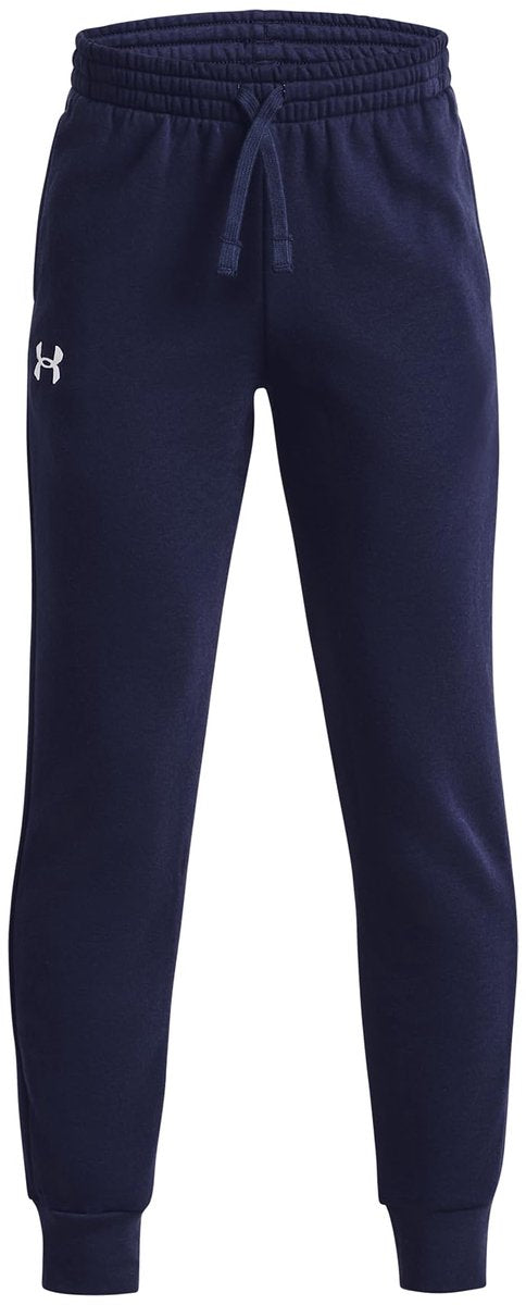 Under Armour UA Rival Fleece Jogger Unisex-Sporthose – Marineblau – Weiß