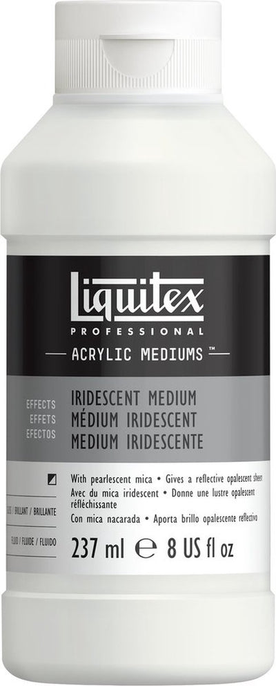 Liquitex 107008 professionelles schillerndes Medium 237 ml – Acrylzusatz für brillantes Farbglanzfinish