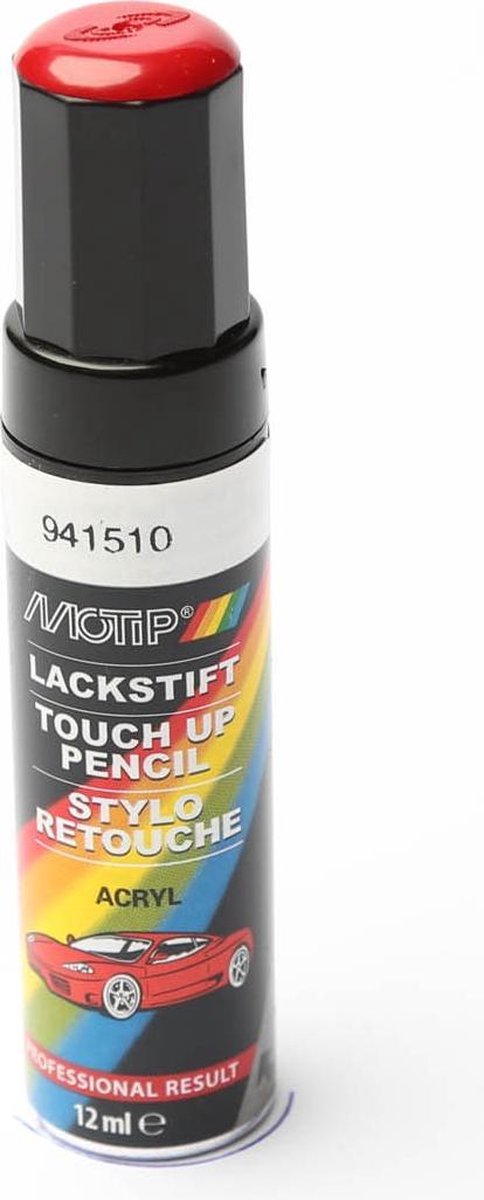 Motip 941510 – Autolackstift – Rot – 12 ml