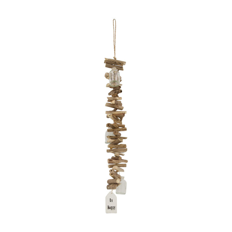Dijk Natural Collections Girlande aus Holz und Glas 58x8x8cm