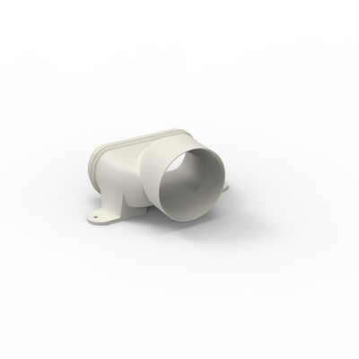 Renson 1074435 - gerader Easyflex-Adapter ø80 Anschlüsse: ø80 und 140x64 | 2 Stk