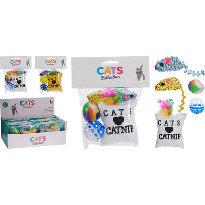 Cats Collection Katzenspielzeug-Set, 5-teilig