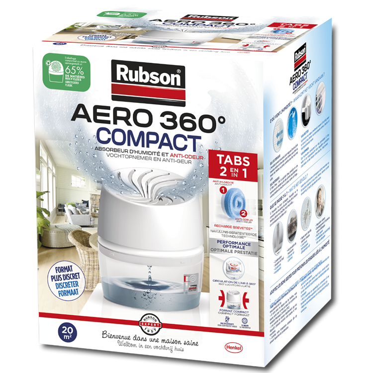 Rubson 1074620 - Aero 360 kompakt 450g | 3 Stück