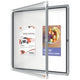 Innenvitrine Nobo Sicherheitsglas 6x A4 81,5x67x4,5cm