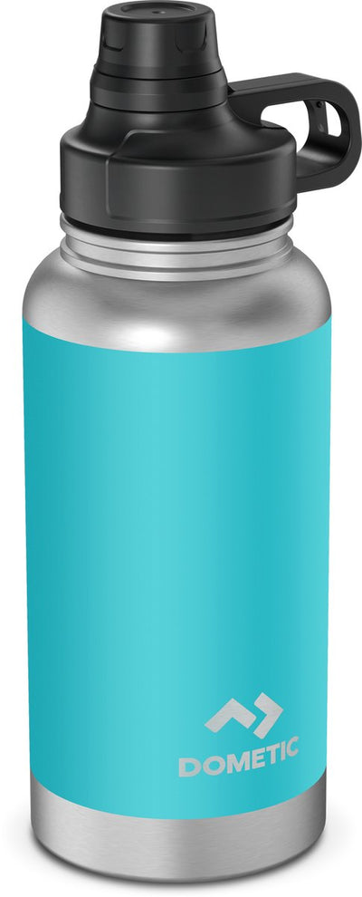 Dometic isolierte Edelstahl-Thermosflasche mit Sportverschluss, 900 ml, Lagune