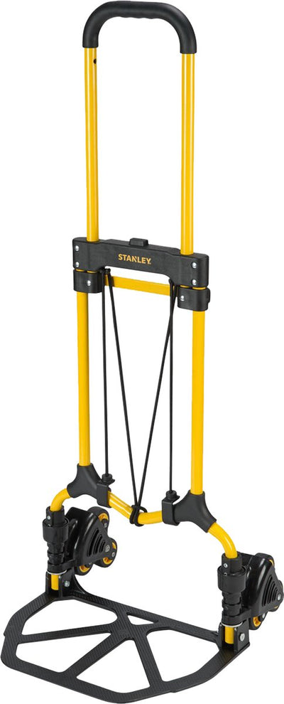 Stanley faltbarer Sackkarre sxwtd-ft584 – max. 60kg - leichtes Aluminium - inkl. elastisch - 45 x 39 x 104 cm - schwarz gelb
