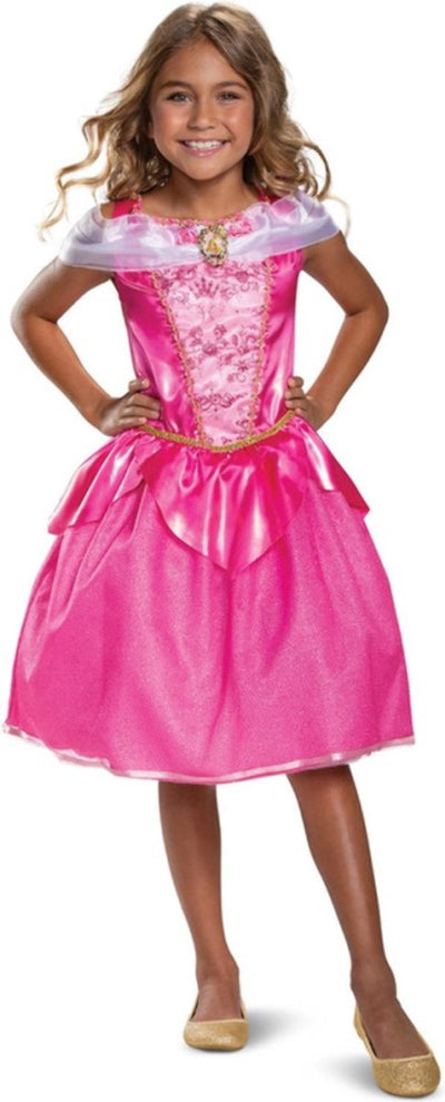 Verkleidung Disney Prinzessin – Aurora Dornröschen Deluxe Kinderkostüm XS (3–4 Jahre)