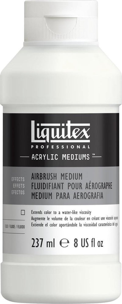 Liquitex 5908 professionelles Airbrush-Medium 237 ml – Acrylzusatz, dünnere Airbrush-Farbe