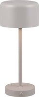 Rl lebe dein Licht Reality Jeff - Tischlampe - Grau - inkl. 1x SMD 1,5W - Touchfunktion - wiederaufladbar - dimmbar