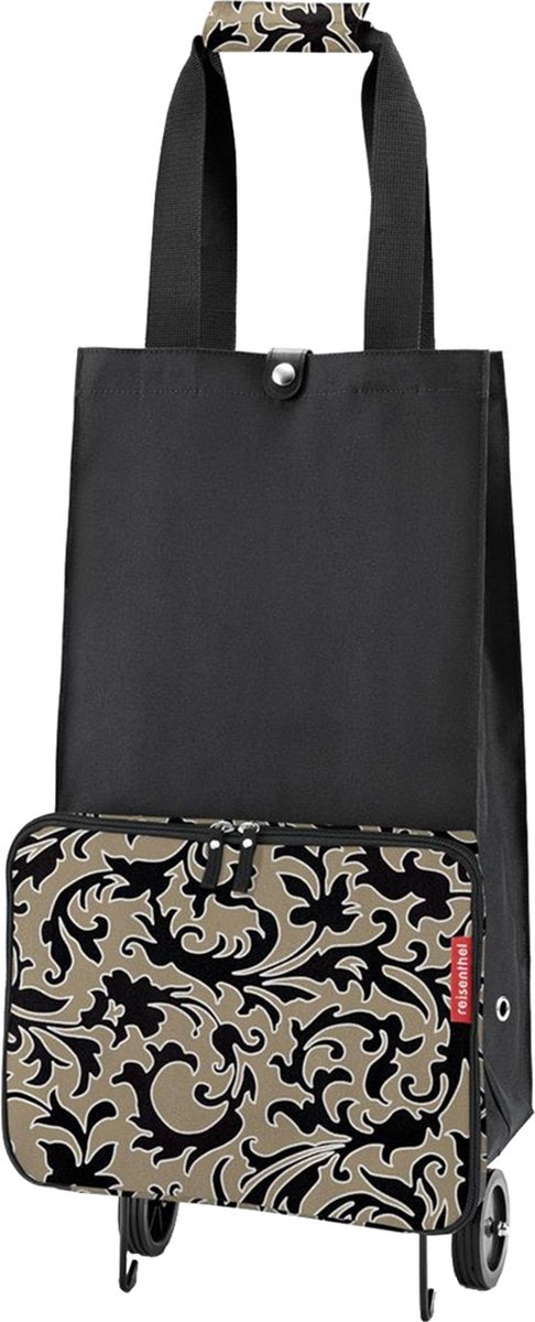Reisenthel faltbarer Einkaufstrolley - faltbar - 30l - Barockmarmor schwarz