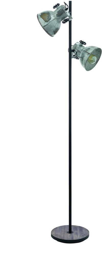 Eglo Barnstaple Stehleuchte – E27 – 158 cm – braun schwarz