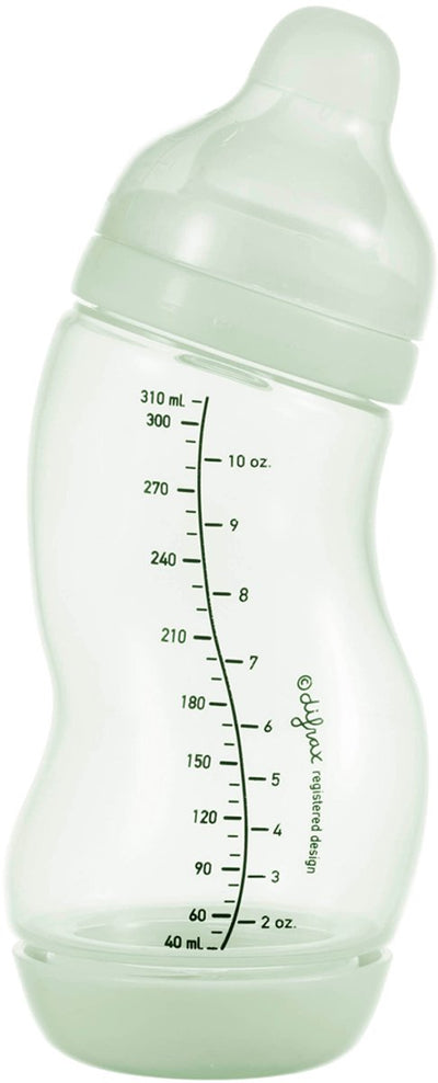 Difrax Wide S-Flasche – 310 ml – Pistazien – Anti-Kolik gegen Koliken