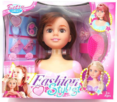 Jonotoys Fashion-Stylist-Kappenkopf mit Zubehör