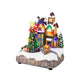 Lumineo Weihnachtsszene Weihnachtsbaum LED 16x19x22cm