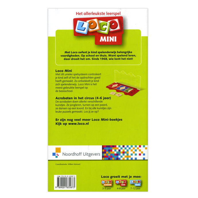 Loco Mini-Acrobaten in der Zirkusgruppe 1-2 (4-6 Jahre)