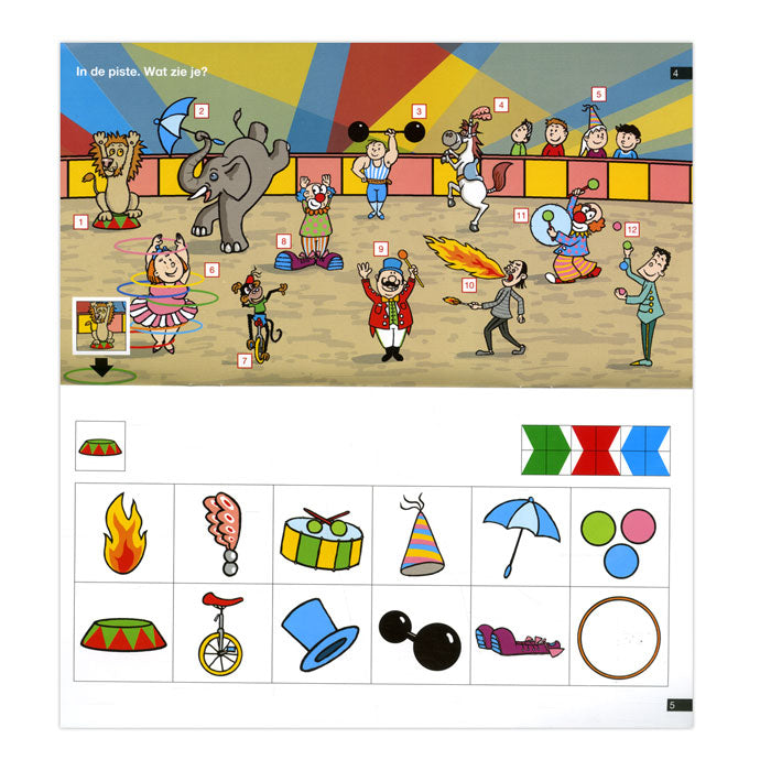 Loco Mini-Acrobaten in der Zirkusgruppe 1-2 (4-6 Jahre)