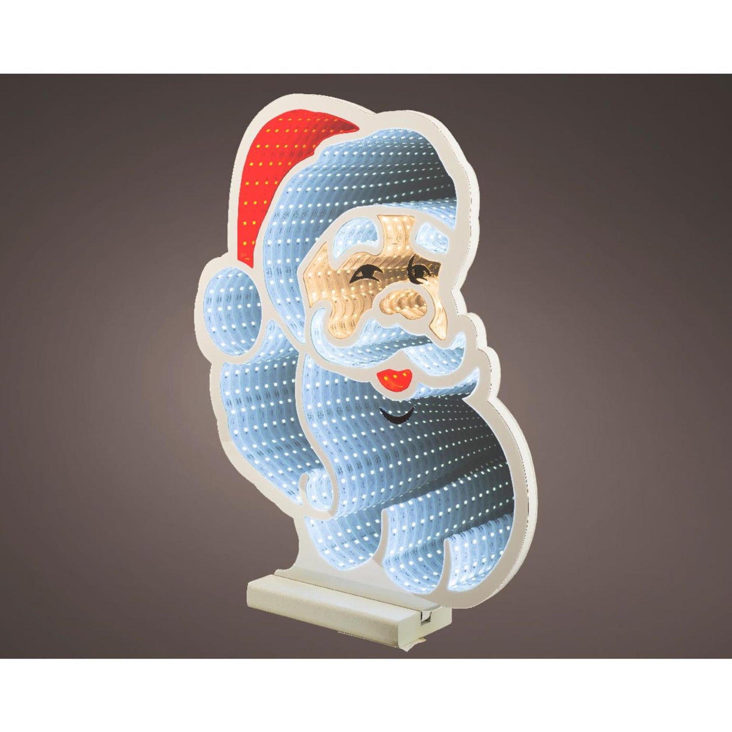 Lumineo Infinity Lichter Weihnachtsmann 28x30x30cm
