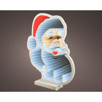 Lumineo Infinity Lichter Weihnachtsmann 28x30x30cm