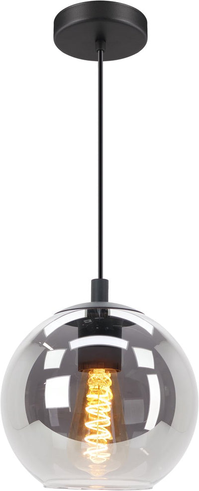 Eglo Ariscani Hängelampe – E27 – ø 20 cm – Rauchglas | Rauchglas - schwarz