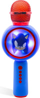 OTL Technologies Sonic the Hedgehog – kabelloses Karaoke-Mikrofon für Kinder – beleuchtetes LED-Display – Lautsprecher – Sprachverzerrung