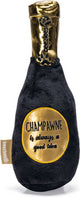 Beeztees Champagnerflasche – Hundespielzeug – Plüsch – Schwarzgold – 30 x 9 x 9 cm