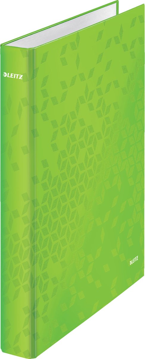 Leitz Wow laminierter Ringbinder – 4 Ringe – Rückenbreite 40 mm – grün
