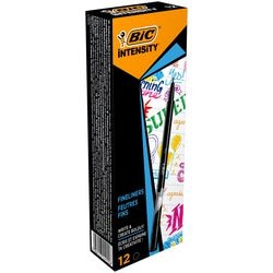 Ty Kugelschreiber Bic Intensi 0,4 mm schwarz 12 Stück