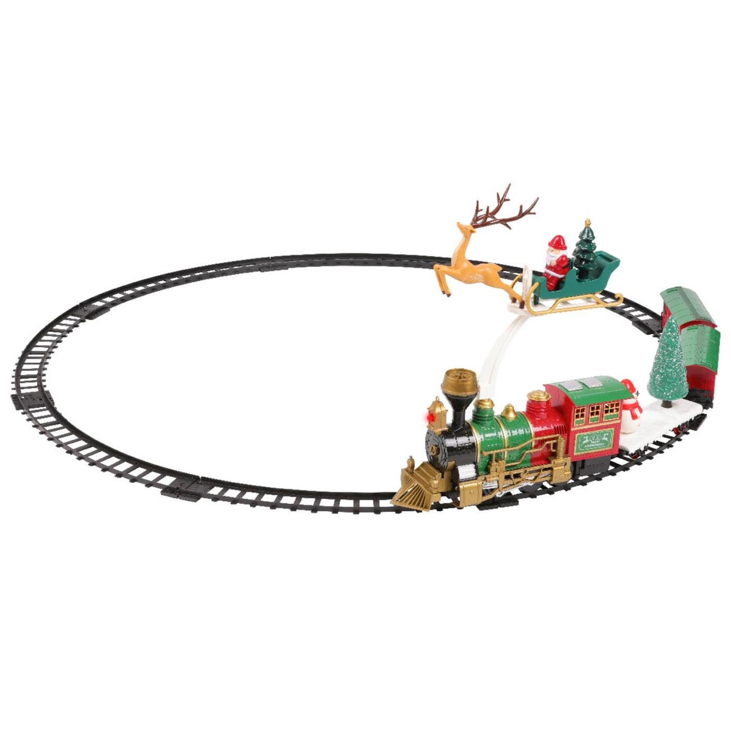 Decoris Weihnachtszug 90x90cm