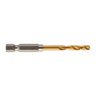 Milwaukee Zubehör Metallbohrer Shockwave HSS-G Ti. 4,2 mm – 1 Stück – 48894709
