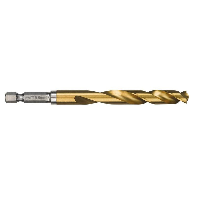 Milwaukee Zubehör Metallbohrer Shockwave HSS-G Ti. 9,5 mm – 1 Stück – 48894722