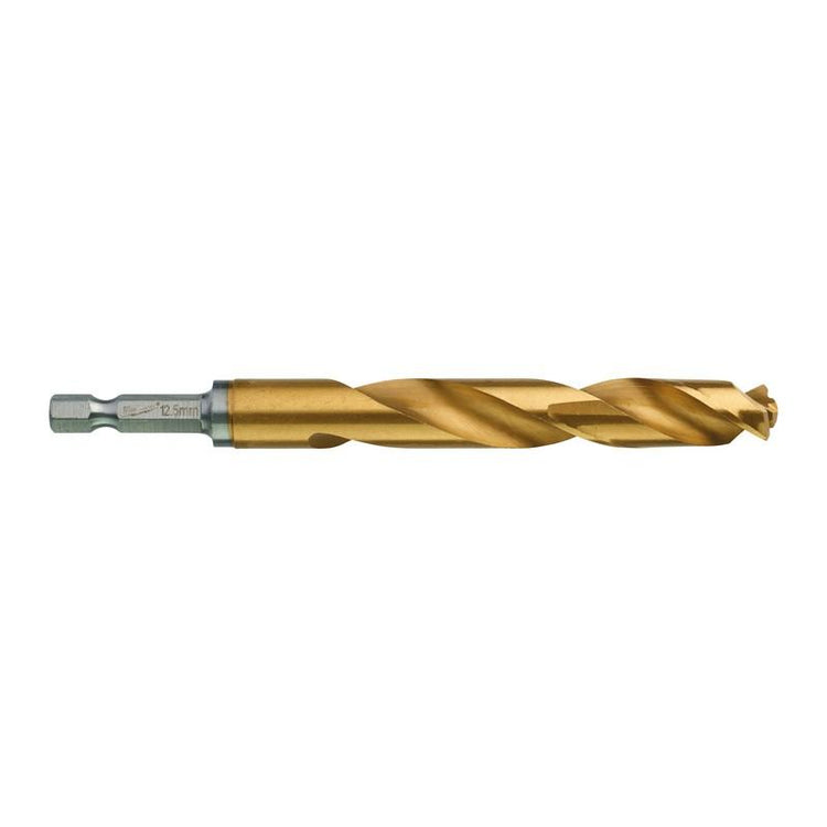 Milwaukee Zubehör Metallbohrer Shockwave HSS-G Ti. 12,5 mm – 1 Stück – 48894728