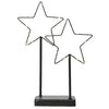 Lumineo Star LED auf Standardmetall h34cm