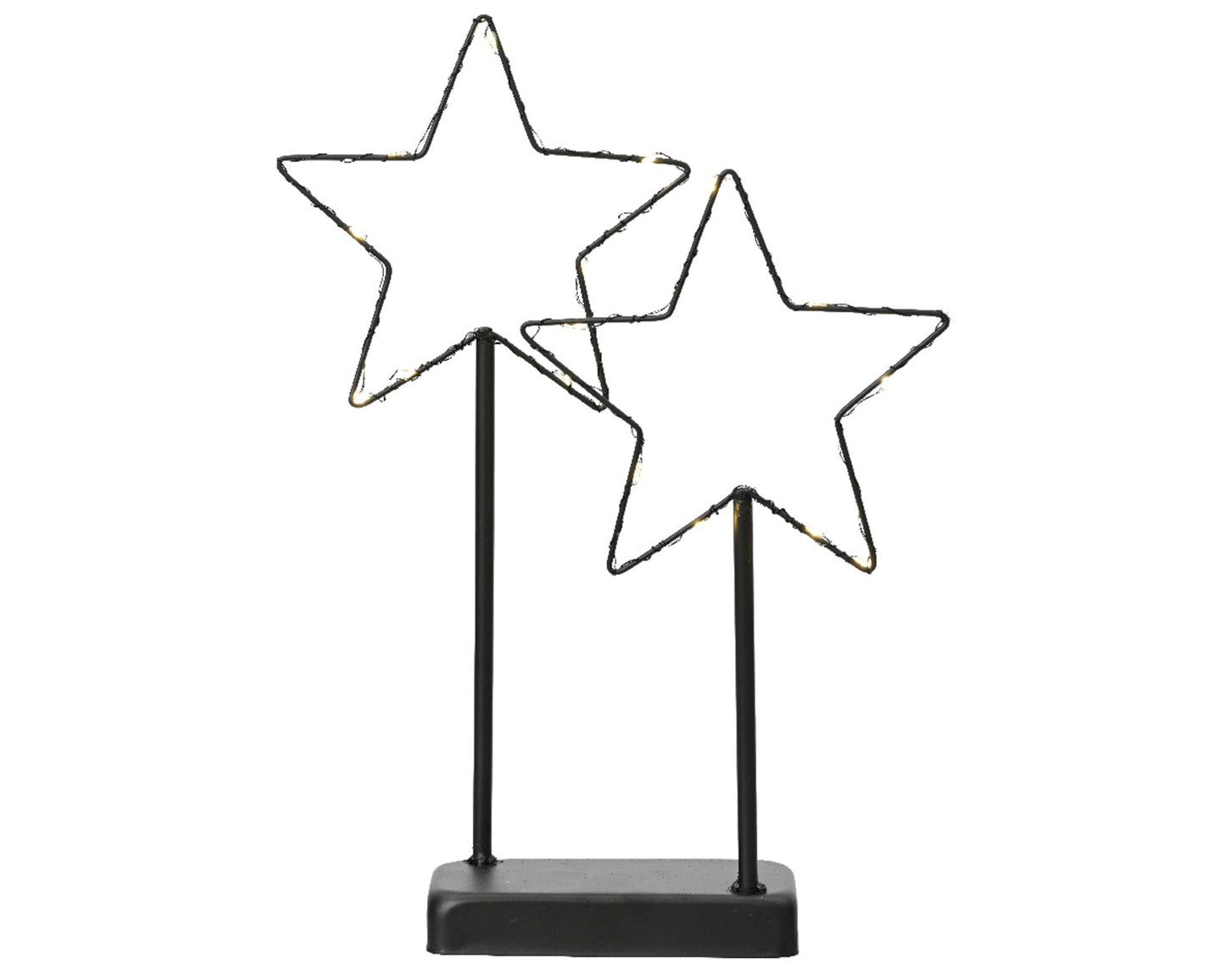 Lumineo Star LED auf Standardmetall h34cm