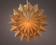Lumineo Star LED Karton 40cm mit Timer bernsteinfarben
