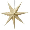 Lumineo Star LED Karton 40cm mit Timer creme