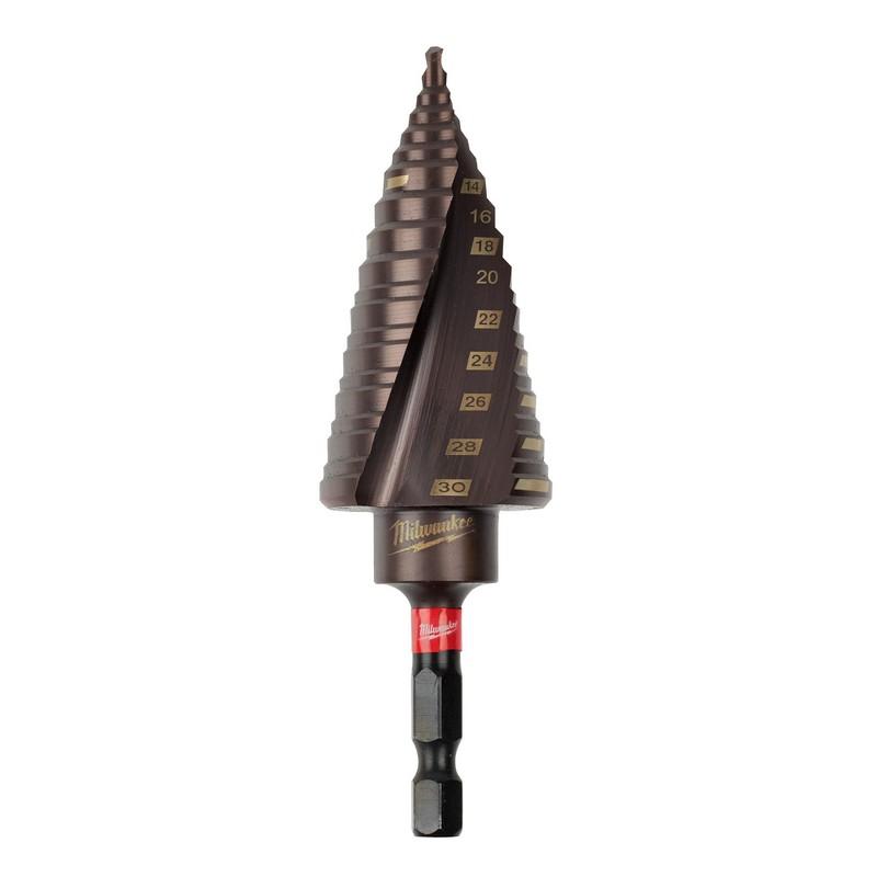 Milwaukee Zubehör Stoßwellen-Stufenbohrer 4–30 mm – 1 Stück – 48899265